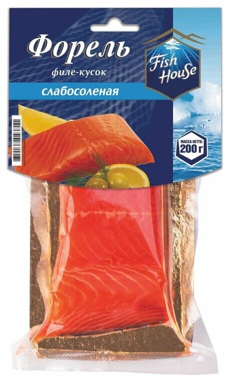 Форель Fish House слабосоленая филе-кусок