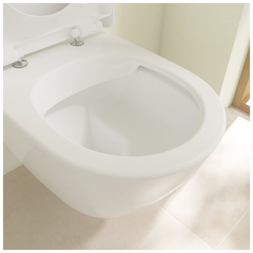Унитаз подвесной Villeroy & Boch Subway 2.0 5614 R0R1 alpin - фото №17