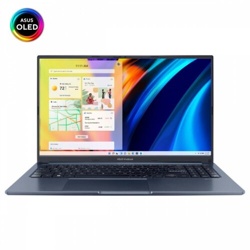 156 Ноутбук ASUS Vivobook 15X OLED X1503ZA-L1541 1920x1080 Intel Core i5-12500H RAM 16 ГБ DDR4 SSD 1 TB без ОС 90NB0WY1-M00TN0 темно-синий 8499000₽