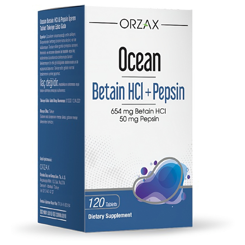 Ocean Betaine HCl + Pepsin (120 таб)