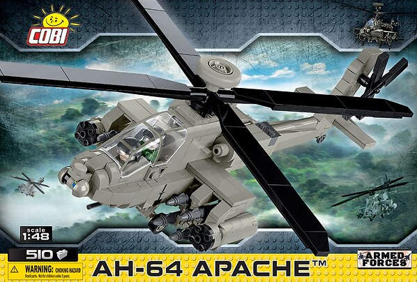 Конструктор Cobi 5808 Вертолёт AH-64 Apache