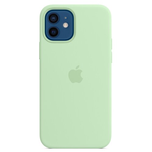 фото Чехол-накладка apple magsafe силиконовый для iphone 12/iphone 12 pro фисташковый