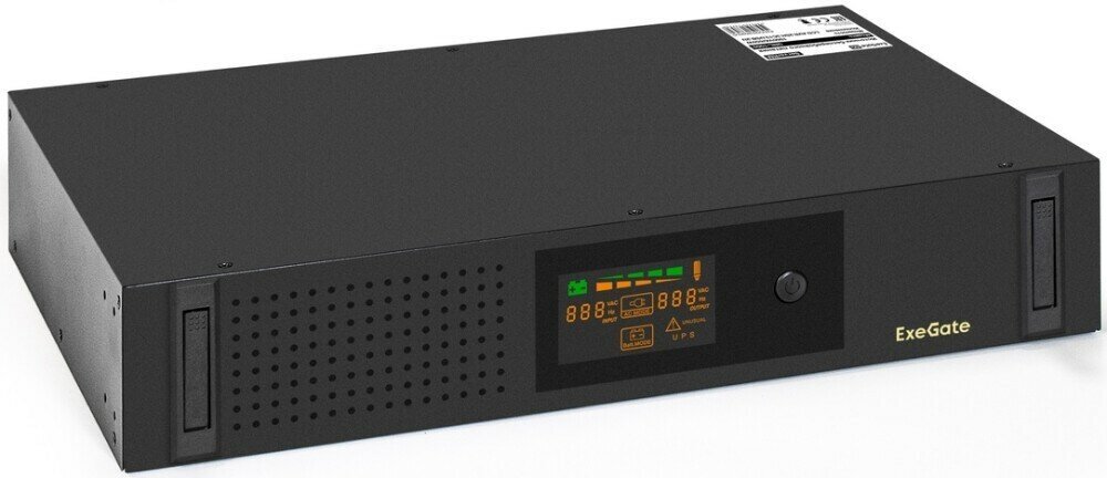 Источник бесперебойного питания EXEGATE EX293850RUS ServerRM UNL-1000 LCD AVR2SH3C13 USB2U