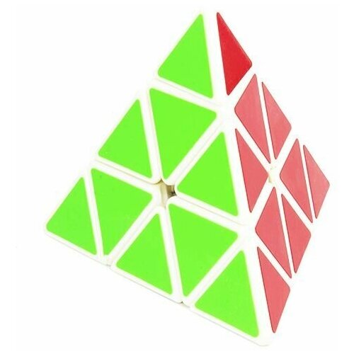 Головоломка Пирамидка рубика YJ Pyraminx GuanLong v2 / Белый пластик головоломка пирамидка рубика shengshou pyraminx белый пластик