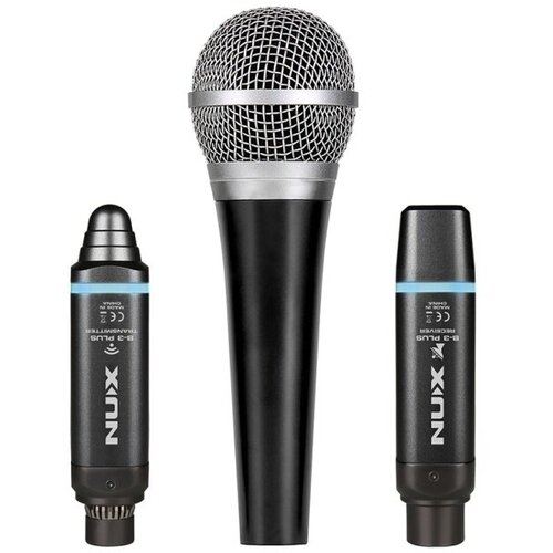 B-3-Plus-MIC-Bundle Беспроводной микрофон с съемным передатчиком и приемником, Nux скрытый микрофон ivue mic a