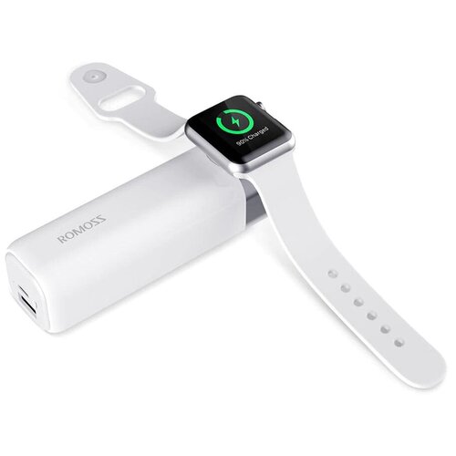 Чехол-аккумулятор Romoss iRoll 3250mAh для зарядного устройства для часов Apple Watch белый сетевое зарядное устройство usb romoss ac20t