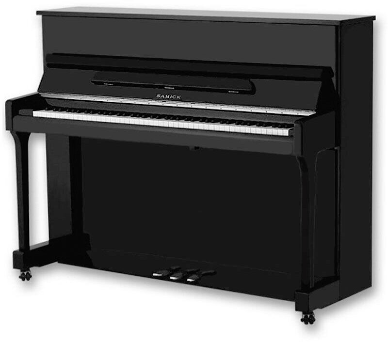 SAMICK JS115D/EBHP - пианино,115x148x56, 240кг, струны "Roslau"(Германия), полир, черный