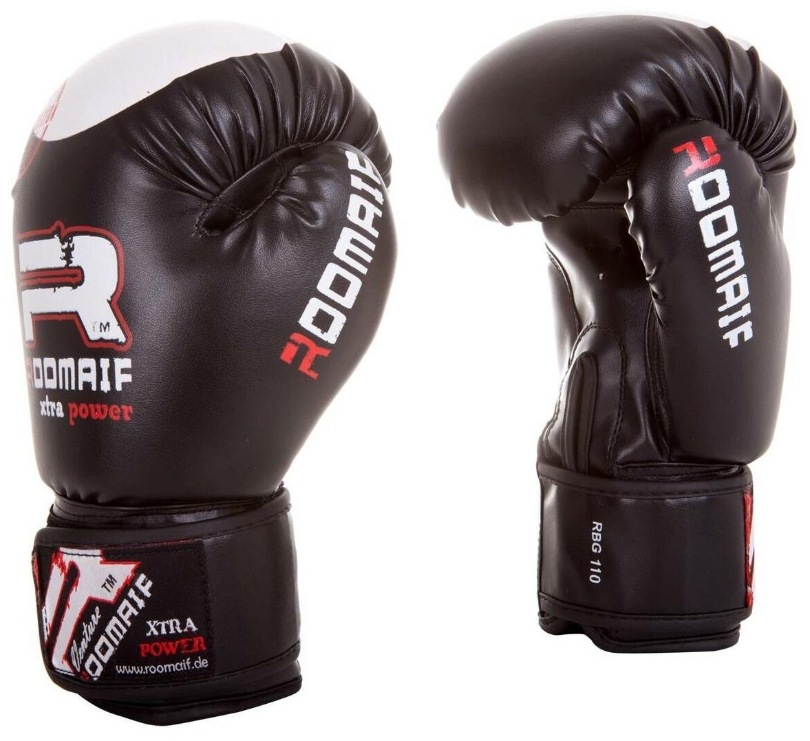 Боксерские перчатки Roomaif RBG-110 Dx Black 12 oz
