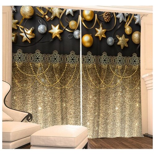 фото Фотошторы ликование 01 145х260 см 2шт, габардин 160гр/м2, пэ100% 4377734 фабрика штор