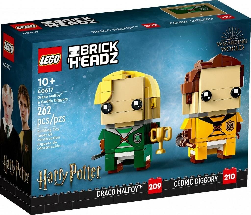 LEGO BrickHeadz 40617 Драко Малфой и Седрик Диггори (Draco Malfoy & Cedric Diggory)