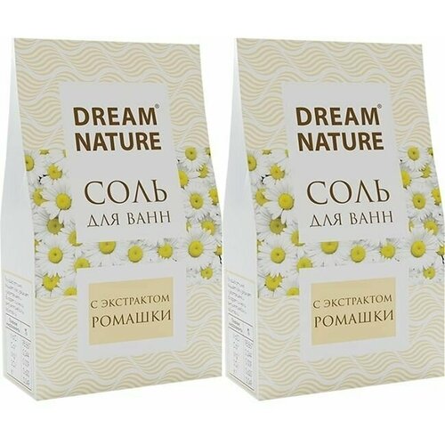 Соль для ванн DREAM NATURE ромашка, 500 г (2 шт.)