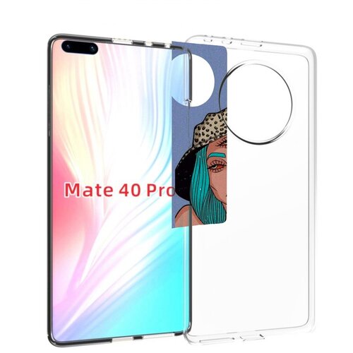 Чехол MyPads ME Erra женский для Huawei Mate 40 Pro (NOH-NX9) задняя-панель-накладка-бампер