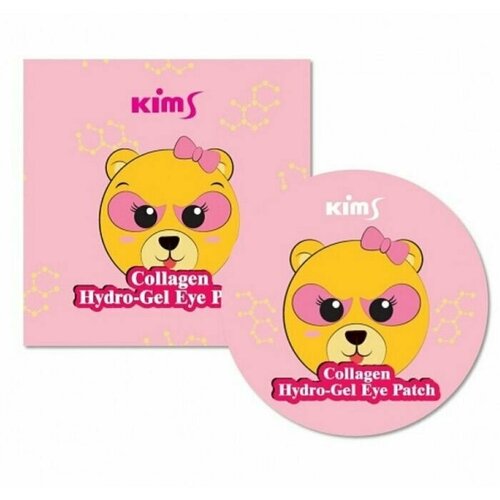 гидрогелевые патчи с коллагеном kims collagen hydro gel eye patch KIMS Гидрогелевые патчи с коллагеном Collagen Hydro-Gel Eye Patch