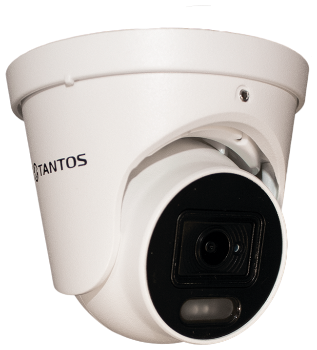 Видеокамера Tantos уличная купольная 4в1 (AHD, TVI, CVI, CVBS) 5 МП с ИК-подсветкой, металлический корпус - фото №2