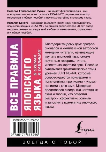 Все правила японского языка в схемах и таблицах - фото №3