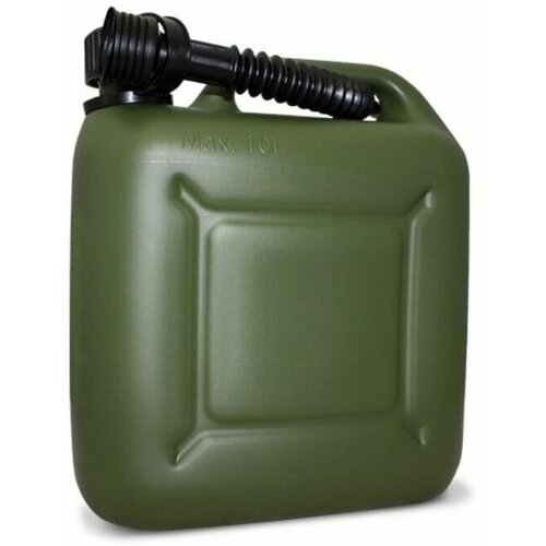Канистра для топлива RUNWAY профи, 10 литров, цвет зеленый канистра орша кпб ор10 10 л зеленый