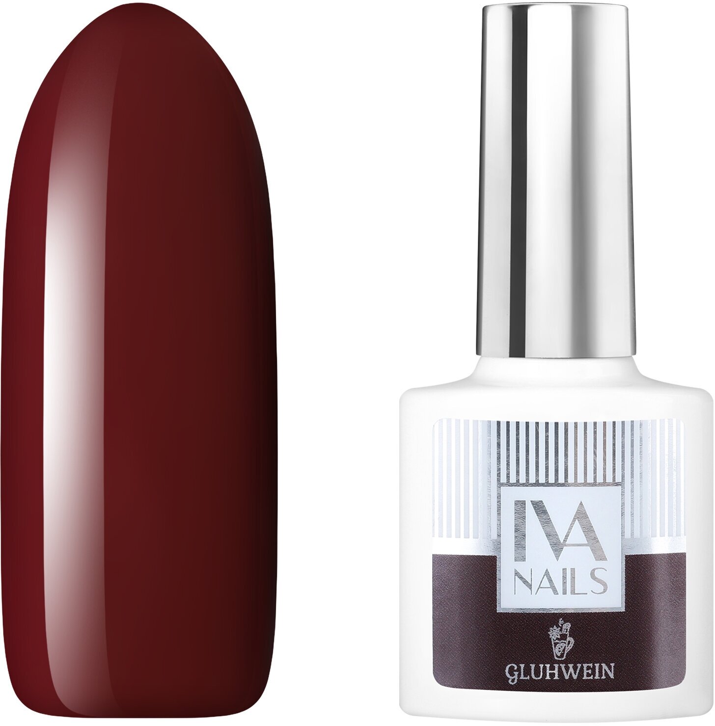 Гель-лак IVA nails, Gluhwein № 4 - Бордовый