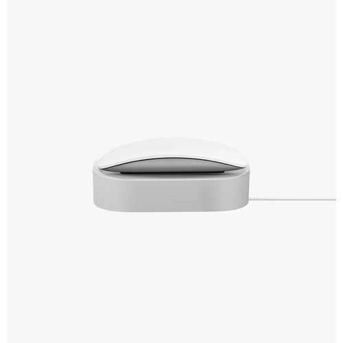 Uniq стенд для Apple Magic Mouse NOVA silicone charging dock Light grey компьютерная мышь apple magic a1535 серебристый mk2d3am a