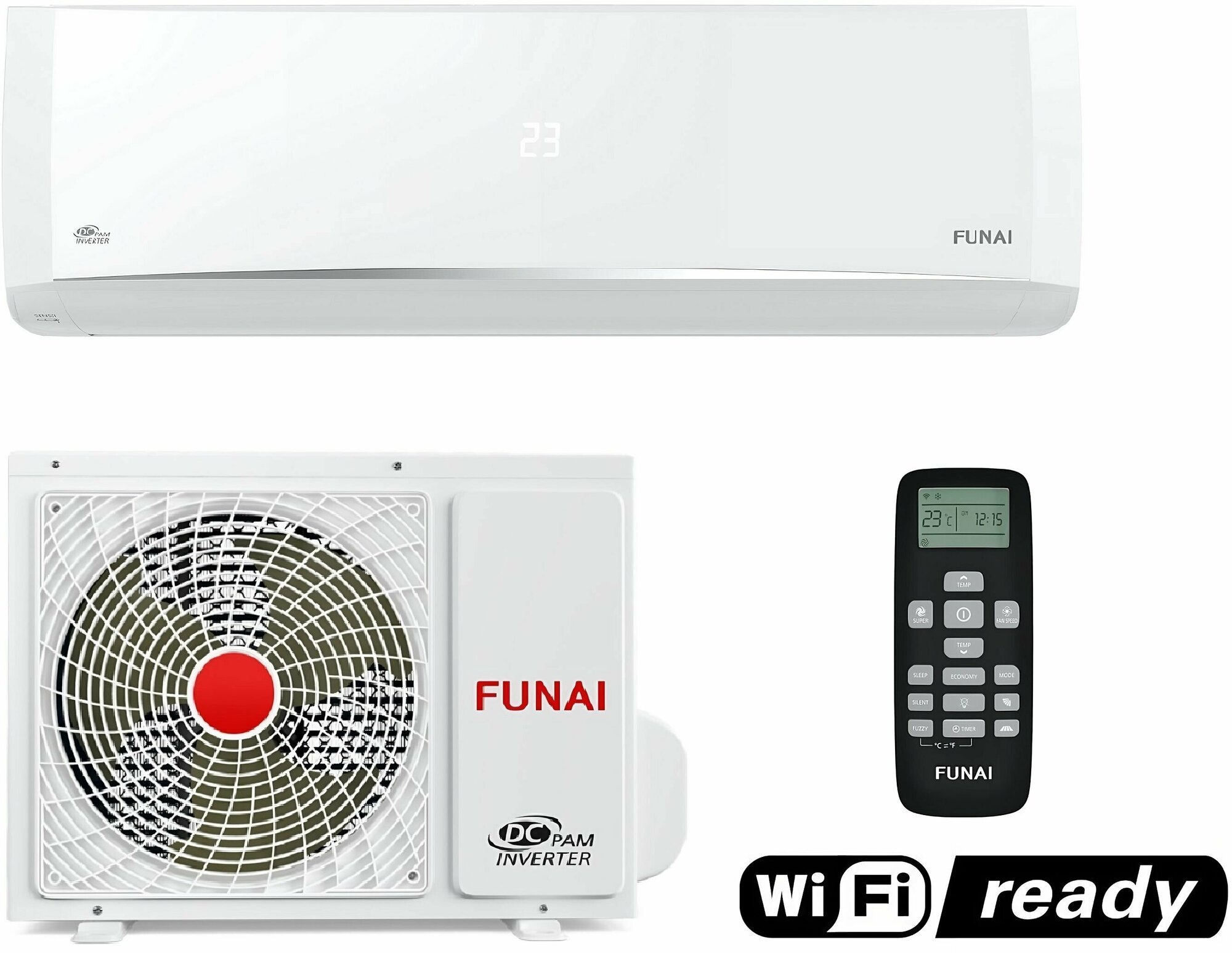 Сплит-система Funai RAC-I-SN35HP.D04 SENSEI Inverter - фотография № 11