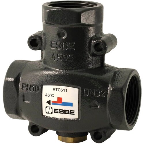 Термостатический смесительный клапан ESBE VTC511 60гр DN32, 51020800 термосмесительный клапан esbe vtc511 70гр dn32 51020900