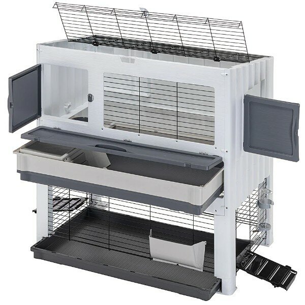 Клетка для содержания кроликов на улице Ferplast Bonnie 108x64x113 см. - фотография № 3