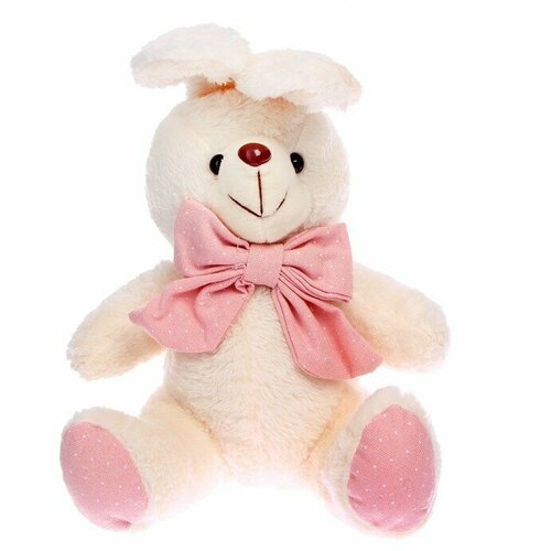 фото Мягкая игрушка «кролик с бантом», 20 см, цвета микс gorodok