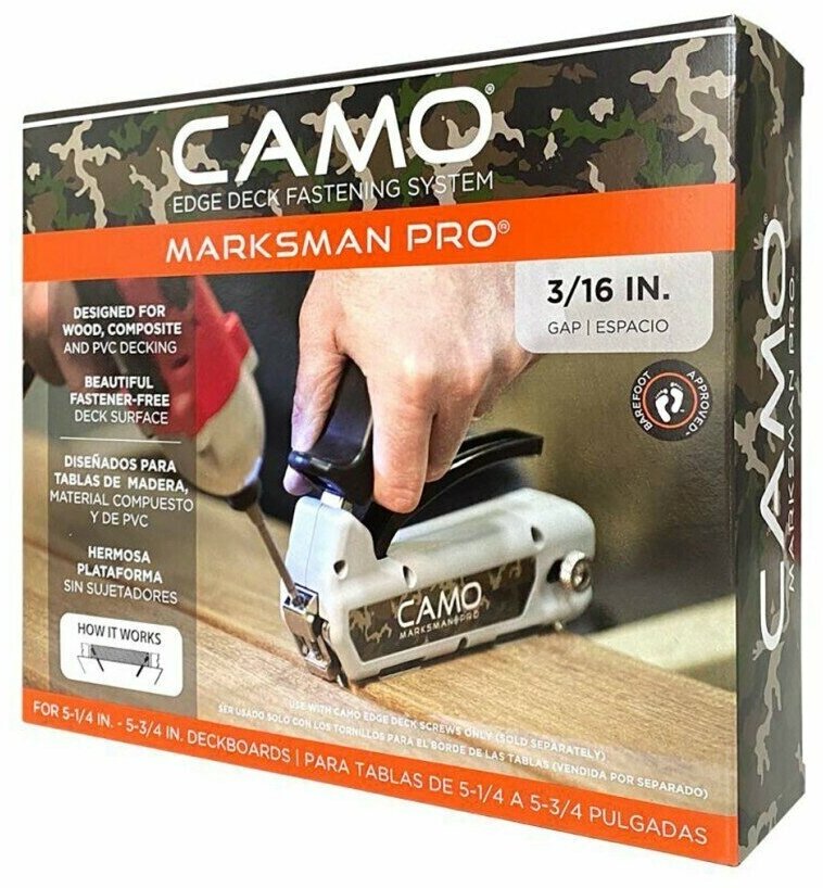 Инструмент CAMO Pro 5 (129-148мм ширина доски) мм для скрытого монтажа террас и фасадов, зазор 5мм - фотография № 3
