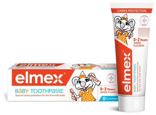 Зубная паста детская Elmex Baby защита от кариеса, для детей от 0 до 2 лет, 50 мл
