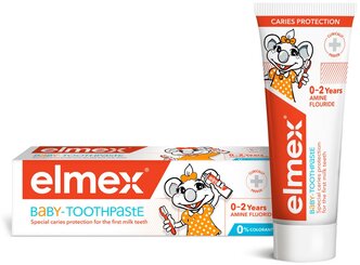 Зубная паста Elmex Children's для детей 0-2 лет, 50 мл