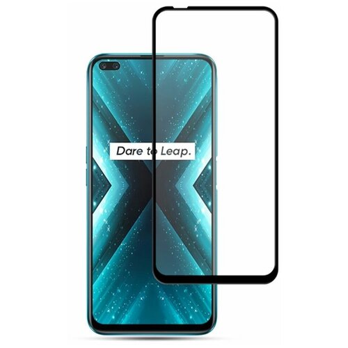 Защитное стекло 3D для Realme X3 SuperZoom / Realme X50 5G (черный) чехол книжка mypads для realme x50 x3 реалми x50 x3 объединяет геометрию золотой желтый