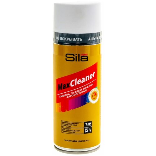 смывка holmenkol cleaner 500ml 20421 Аэрозольная смывка старой краски Sila HOME Max Cleaner 520 мл SILCLO01