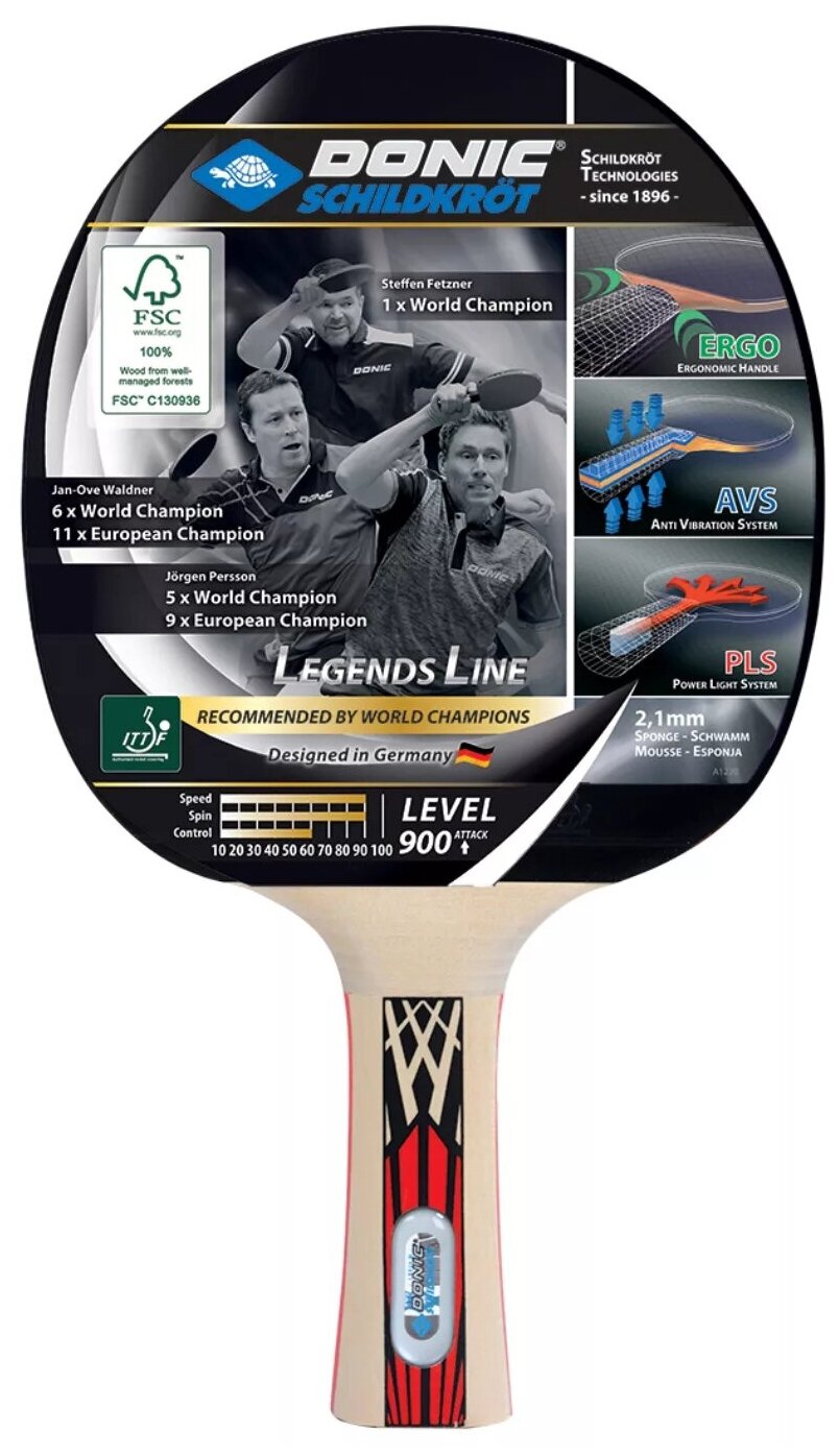 Ракетка для настольного тенниса Donic LEGENDS 900