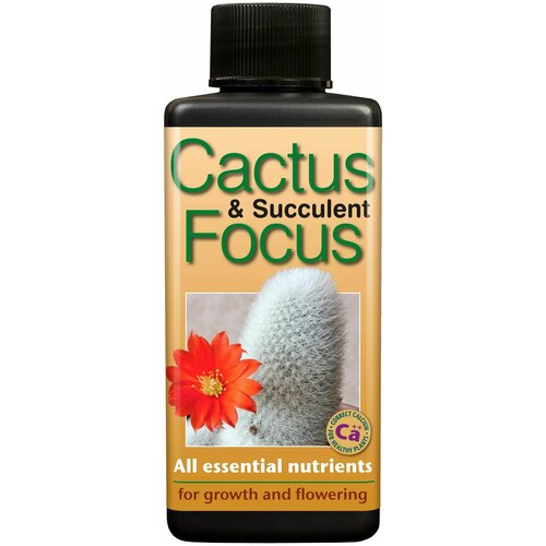 Удобрение Cactus & Succulent Focus для кактусов и суккулентов Growth Technology Объем 100мл