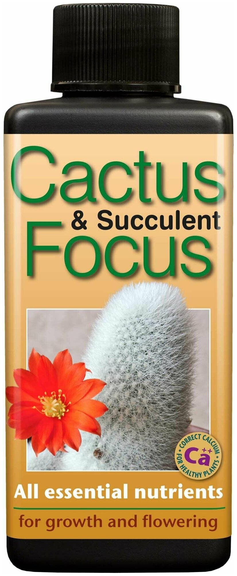 Удобрение Cactus & Succulent Focus для кактусов и суккулентов Growth Technology Объем 100мл