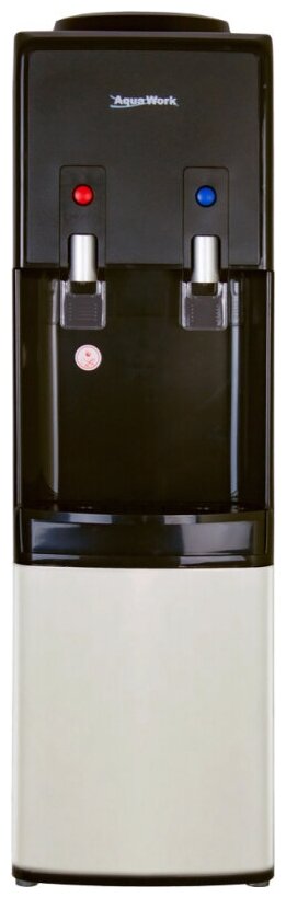Кулер для воды Aqua Work 1442-S серебро-черный компрессорный, YL1442S - фотография № 4