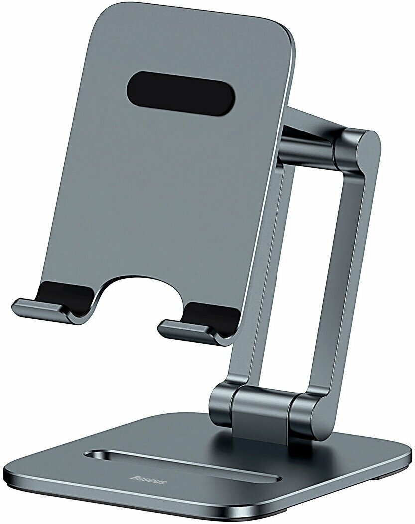 Держатель Baseus Подставка для смартфона Baseus Desktop Biaxial Foldable Metal Stand Grey (LUSZ000013)