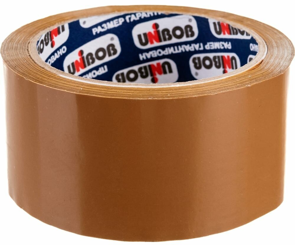 Unibob Лента клейкая упаковочная коричневый 48 ММ Х 66 М 134837