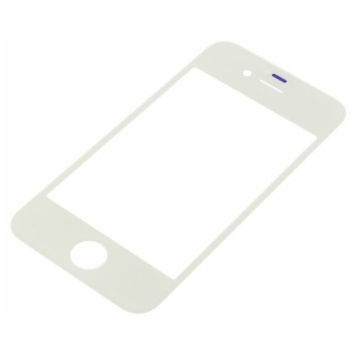 Стекло модуля для Apple iPhone 4 / iPhone 4S, белый, AA кнопка включения механизм для apple iphone 4 iphone 4s 100%