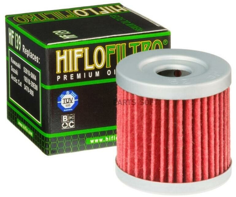 HIFLOFILTRO 'HF139 Фиьтр масяный мото