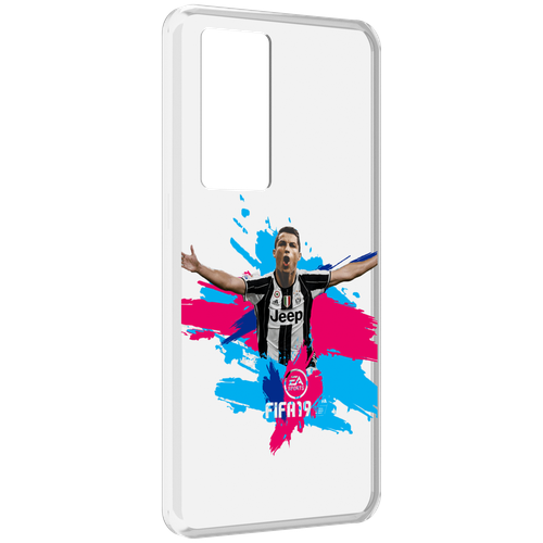 Чехол MyPads Fifa-2019-2020-2021-2022 мужской для Realme GT Master Explorer Edition задняя-панель-накладка-бампер