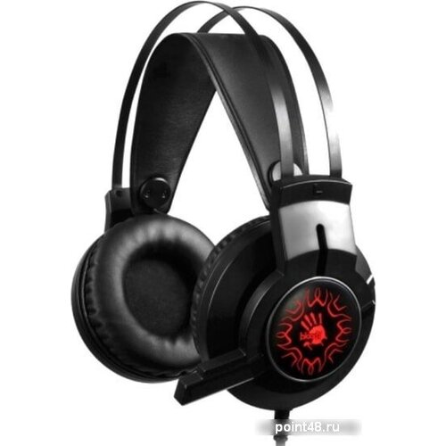 Наушники с микрофоном A4 Bloody J437 черный 18м мониторные USB оголовье J437 385300₽