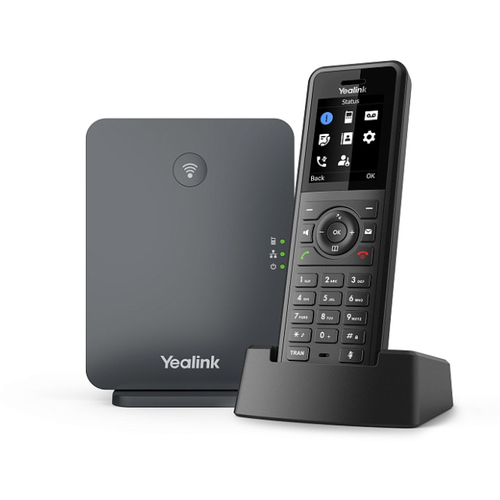 Yealink W77P IP-телефон (база + трубка) dect система yealink w73p база w70b трубка w73h до 10 sip аккаунтов до 10 трубок на базу до 20 одновременных вызовов