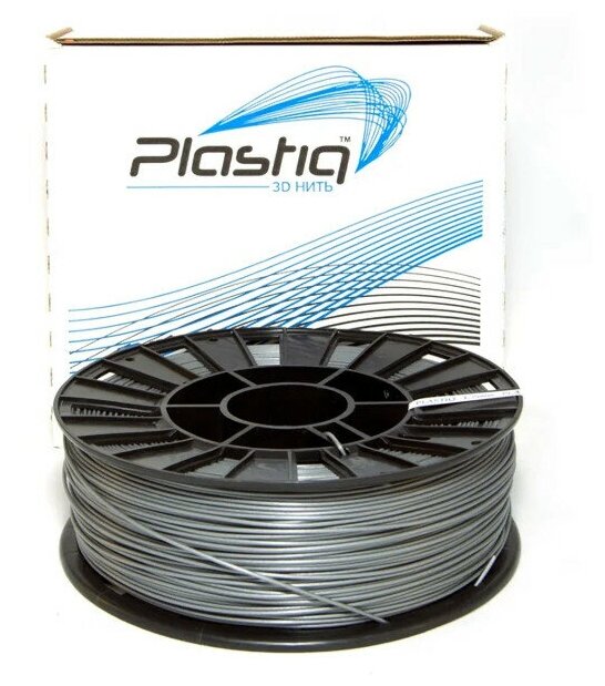 Аксессуар Plastiq PLA-пластик 1.75mm 900гр Silver