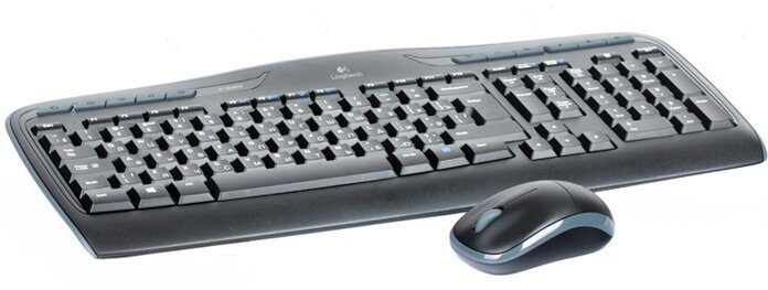 Клавиатура+мышь Logitech Wireless Combo MK330 Black