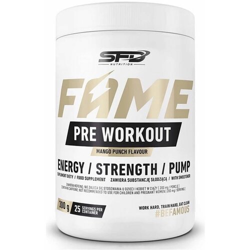 FAME Pre Workout добавка перед тренировкой для спортсменов