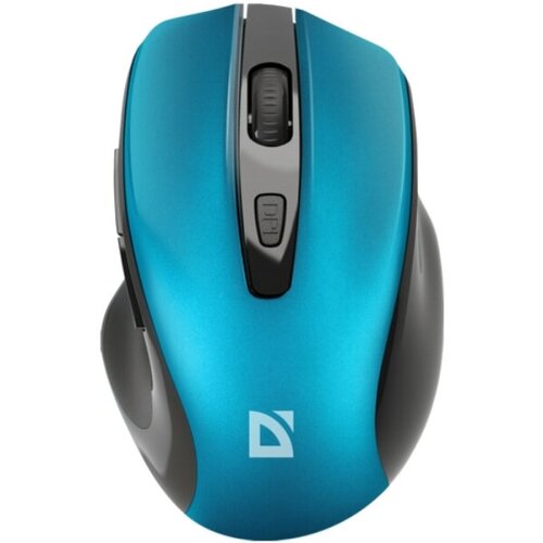 Мышь беспроводная Defender Prime MB-053 бирюзов6D800-1600dpi бесшумн 81800₽