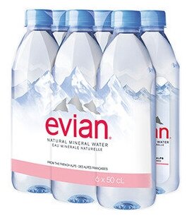 Вода минеральная природная столовая питьевая Evian негазированная, ПЭТ, 6 шт. по 0.5 л - фотография № 8