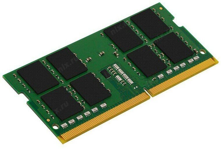 Память SODIMM DDR4 PC4-21300 Kingston KVR26S19D8/32, 32Гб, 1.2 В