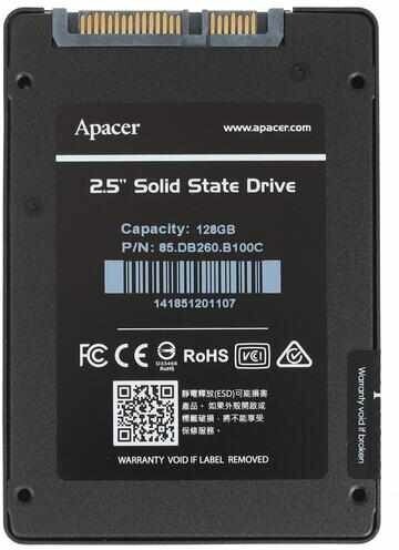 Apacer накопитель SSD 128GB AS350 AP128GAS350-1 - фотография № 8