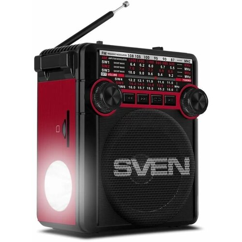 Радиоприемник SVEN SRP-355, красный